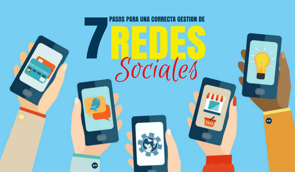 7 pasos para una correcta gestión de redes sociales