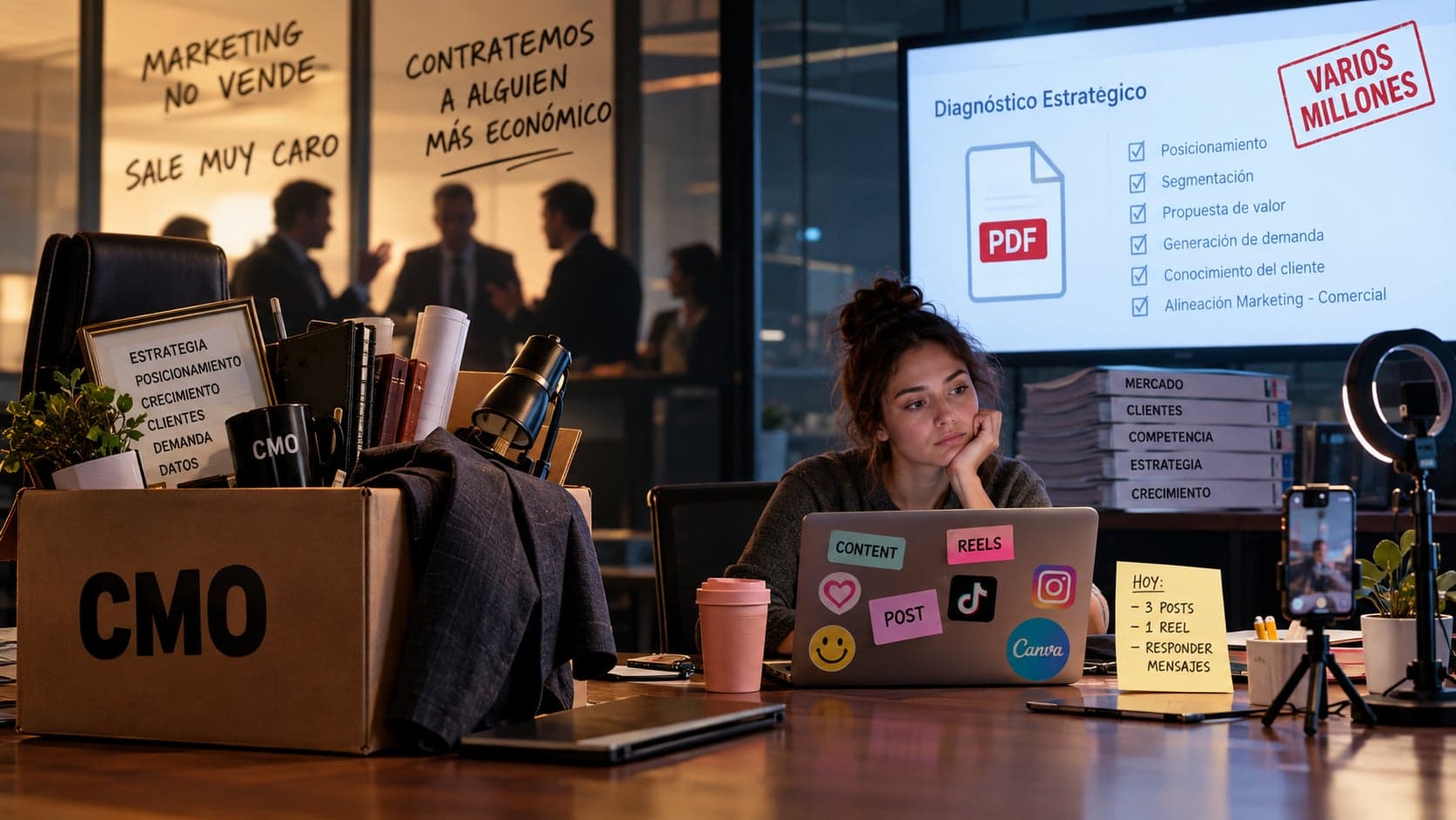 Despedimos al CMO. ¿Qué podría salir mal?